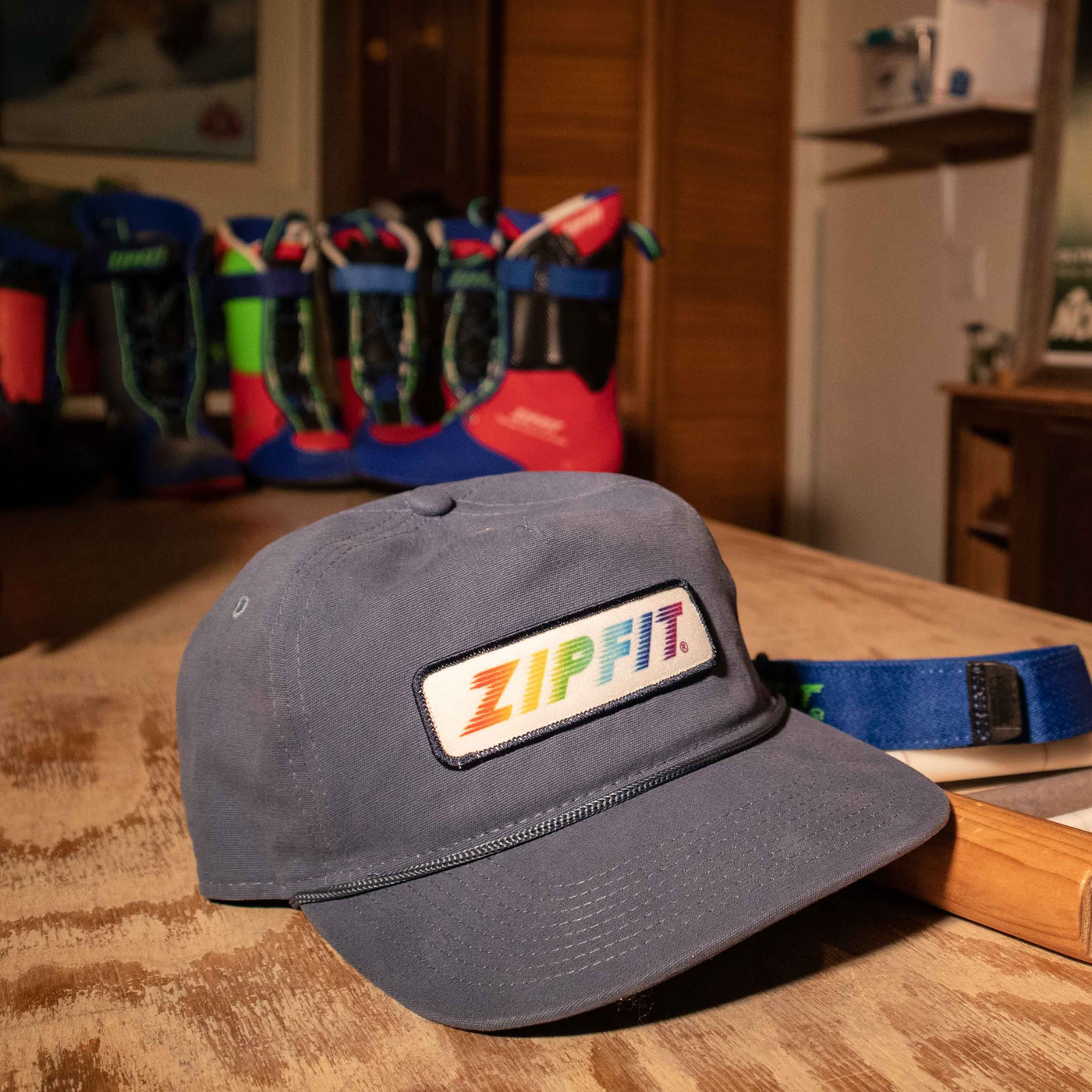 ZipFit Rainbow Logo Cap